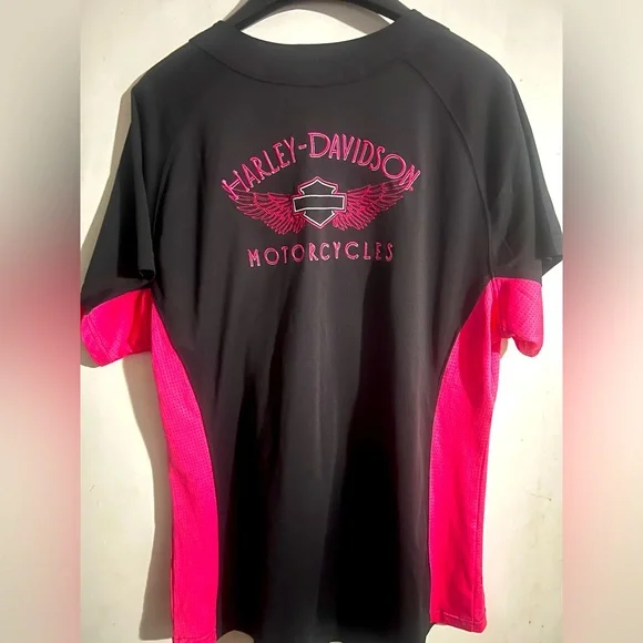 Harley-Davidson Black & Pink Shirt , Size XXL - Picture 2 of 3